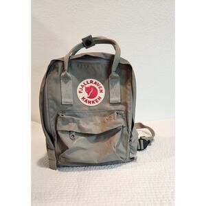 Fjällräven Kånken Mini Backpack Gray w/ Seat Pad Lightweight‎ Classic 10"x8"